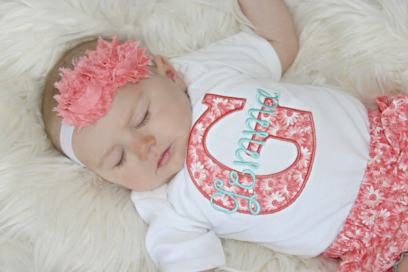 Newborn girl Coming Home Outfit ,Monogram Baby Girl Gift, Newborn Girl Take  Home Outfit, Baby Girl Romper, Preemie Girl Outfits, Turban Hat